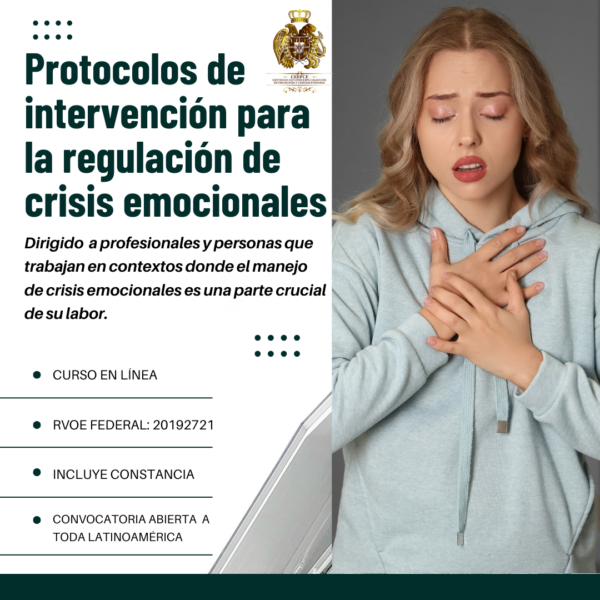 "Protocolos de intervención breve para la regulación de crisis emocionales"