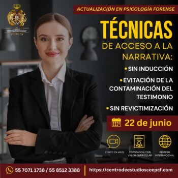 "Intervención psicológica forense en la entrevista de víctimas"