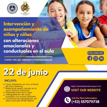 "Intervención y acompañamiento de niños y niñas con alteraciones emocionales y conductuales en el aula"