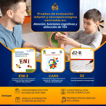 Pruebas de evaluación infantil y neuropsicológica de la atención, funciones cognitivas y posibles indicadores de TEA