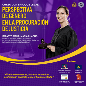 Perspectiva de género en la procuración de justicia Curso con enfoque legal