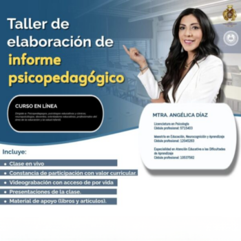 Taller de elaboración de informe psicopedagógico.