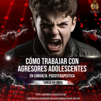 Cómo trabajar con agresores adolescentes en consulta psicoterapéutica.