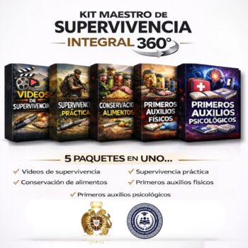 Kit maestro de supervivencia integral 360.