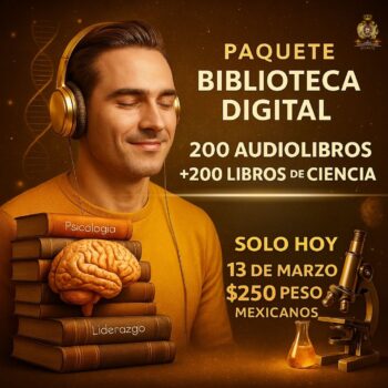 Paquete Biblioteca Digital: 200 Audiolibros + 200 Libros Especializados en Psicología, Ciencia y Desarrollo Personal