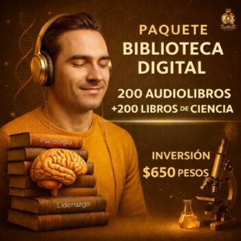 Paquete Biblioteca Digital: 200 Audiolibros + 200 Libros Especializados en Psicología, Ciencia y Desarrollo Personal