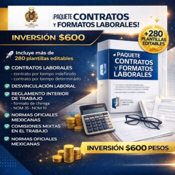 Paquete Contratos y Formatos Laborales