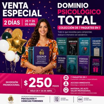 DOMINIO PSICOLÓGICO TOTAL: COLECCIÓN DE 7 PAQUETES EN 1 