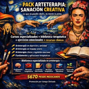 Pack: Arteterapia, Sanación Creativa.