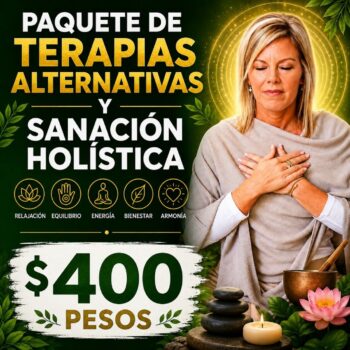 PAQUETE  DE TERAPIAS ALTERNATIVAS Y SANACIÓN HOLÍSTICA