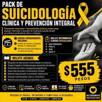Pack de suicidología clínica y prevención integral