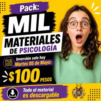 PACK: MIL MATERIALES EN PSICOLOGÍA X 100 PESOS