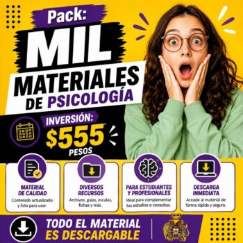 PACK: MIL MATERIALES EN PSICOLOGÍA