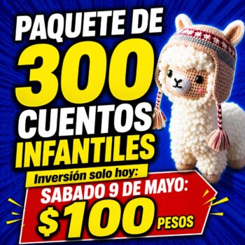 “PAQUETE DE 300 CUENTOS INFANTILES”