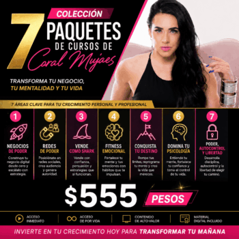🚀 COLECCIÓN DE 7 PAQUETES DE CURSOS DE CORAL MUJAES