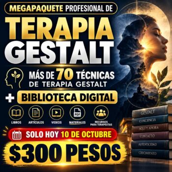  MEGAPAQUETE PROFESIONAL DE TERAPIA GESTALT