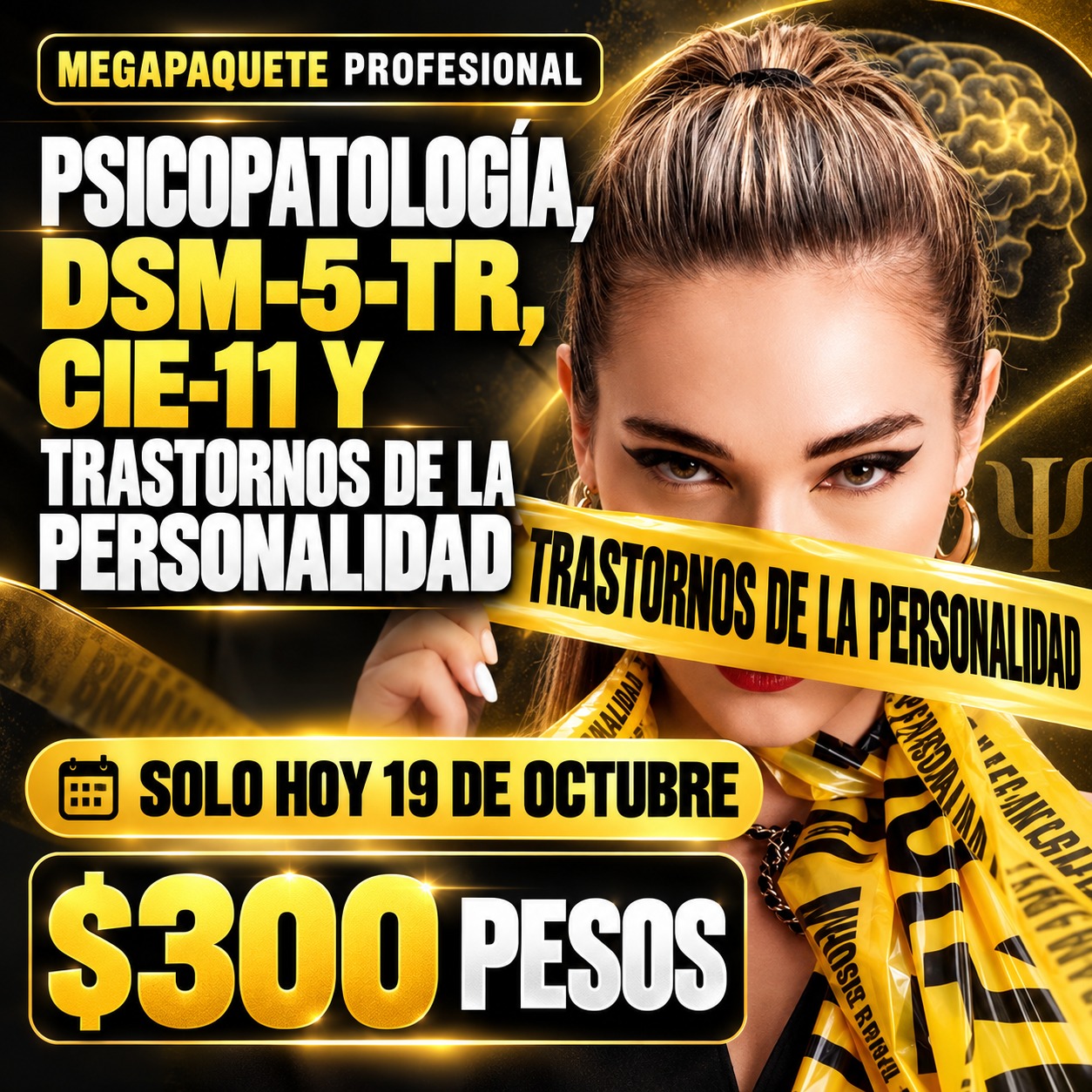 MEGAPAQUETE PROFESIONAL DE PSICOPATOLOGÍA, DSM-5-TR, CIE-11 Y TRASTORNOS DE LA PERSONALIDAD