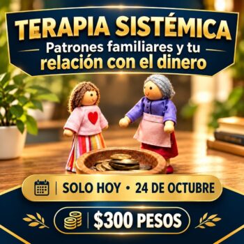 PAQUETE PROFESIONAL DE TERAPIA SISTÉMICA, PATRONES FAMILIARES Y RELACIÓN CON EL DINERO
